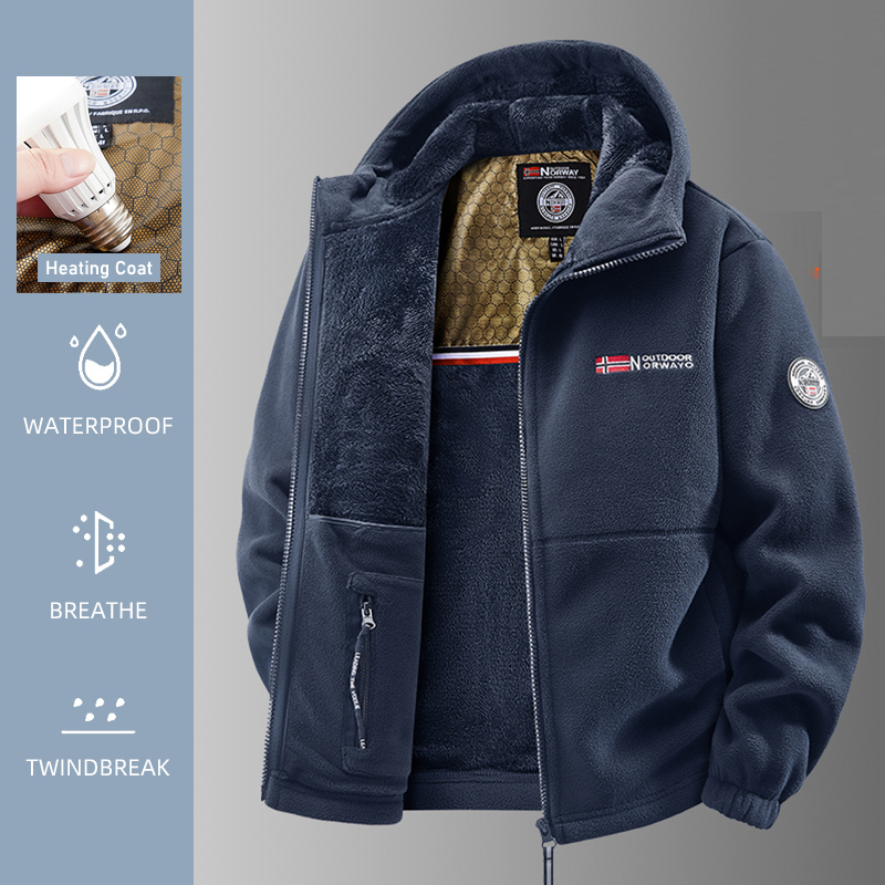 Outdoor Sport Winter Jacket - Erkekler Isıtmalı Ceket Kış Polar Polar