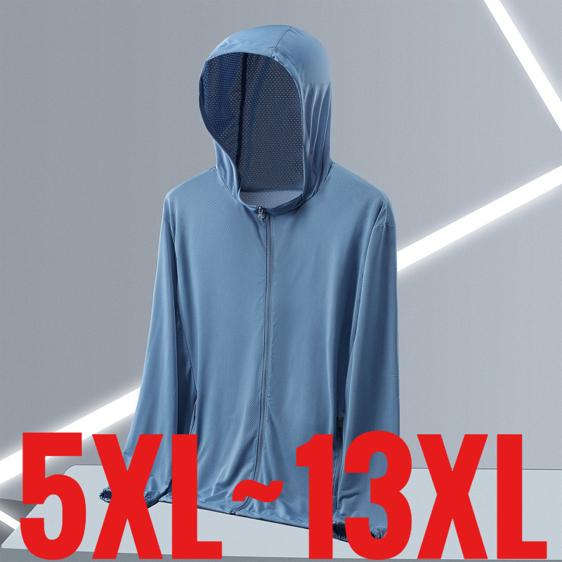 Outdoor Sport Windbreaker - Ekstra Büyük Beden Erkek Güneş Koruyucu