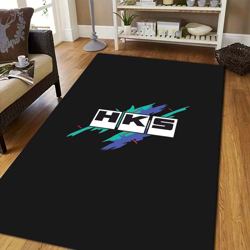 Outdoor Sport Area - 3D Yarış H-HKS Baskılı Alan Halısı