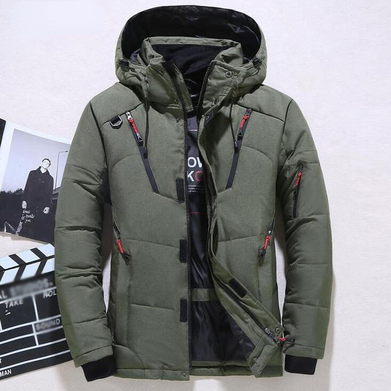 Outdoor Sport Winter Jacket - Aşağı Ceket Erkek Kış Erkekler Beyaz