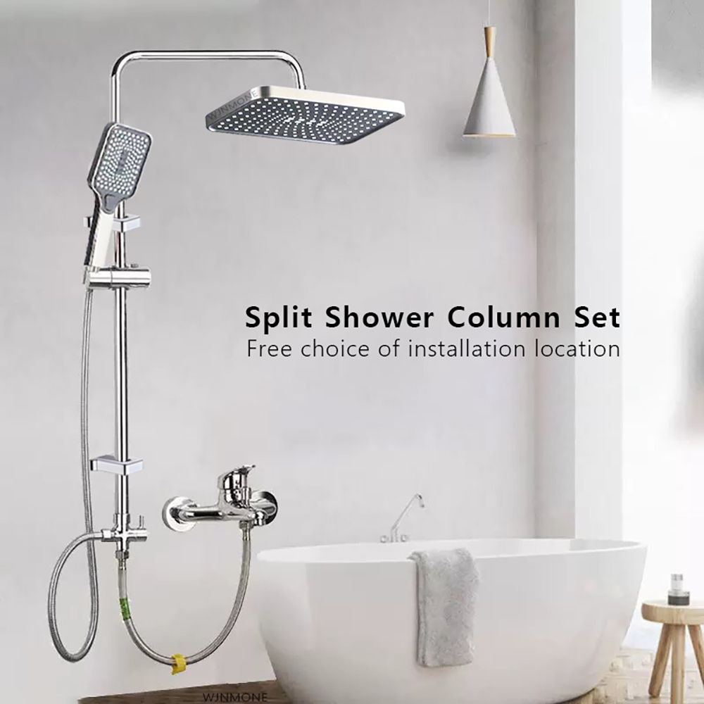 Head Racket Boom - Bölünmüş Duş Sütunu Seti Banyo Musluk