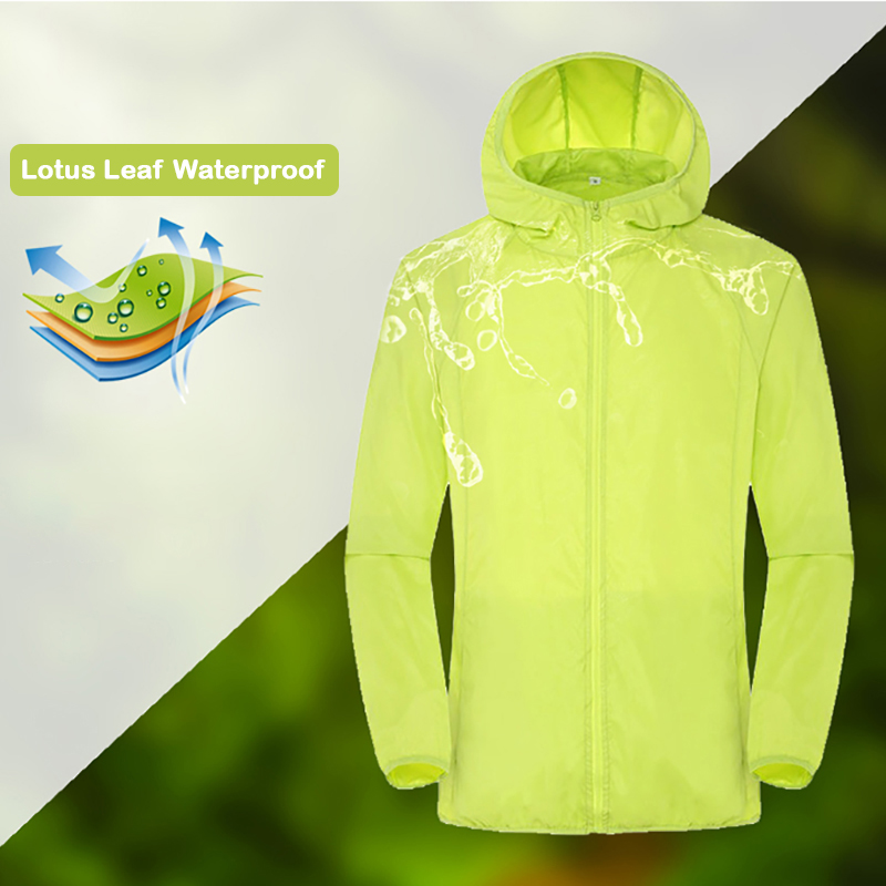 Erkek Kadın yürüyüş ceketi Su  - Outdoor Sport Windbreaker incelemesi ve fiyatı