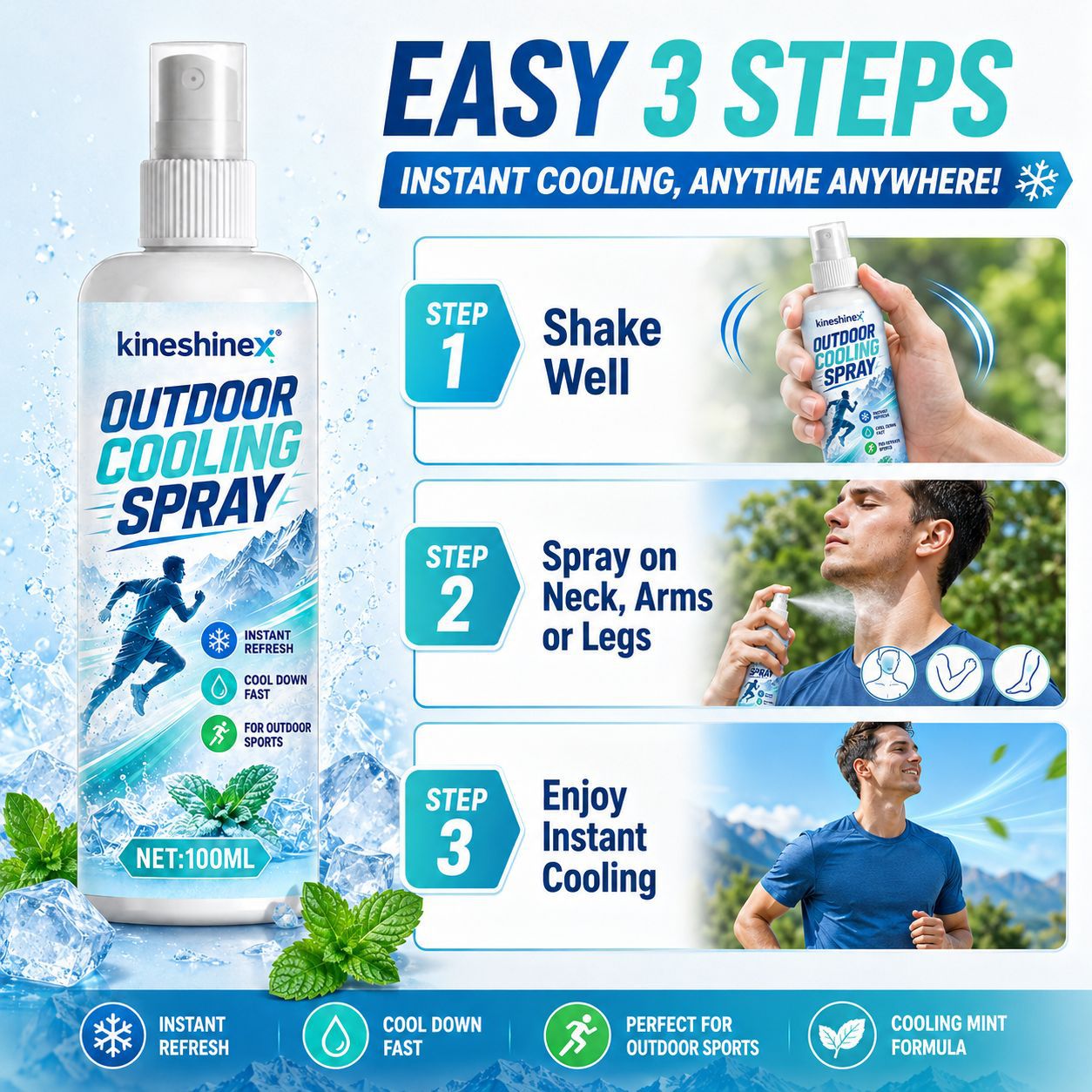 Dış Mekan Soğutma Spreyi 100ml - Outdoor Sport Gear incelemesi ve fiyatı