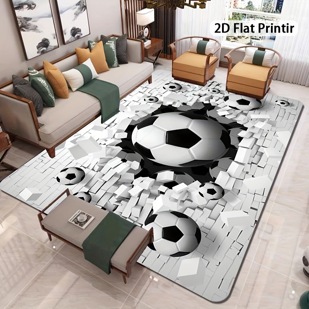 Futbol Topu 3D Efektli Halı Fl - Outdoor Sport Area incelemesi ve fiyatı