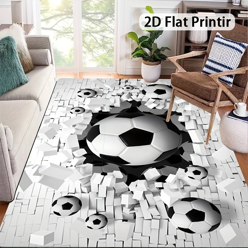 Futbol Topu 3D Efektli Halı Fl - Outdoor Sport Area incelemesi ve fiyatı