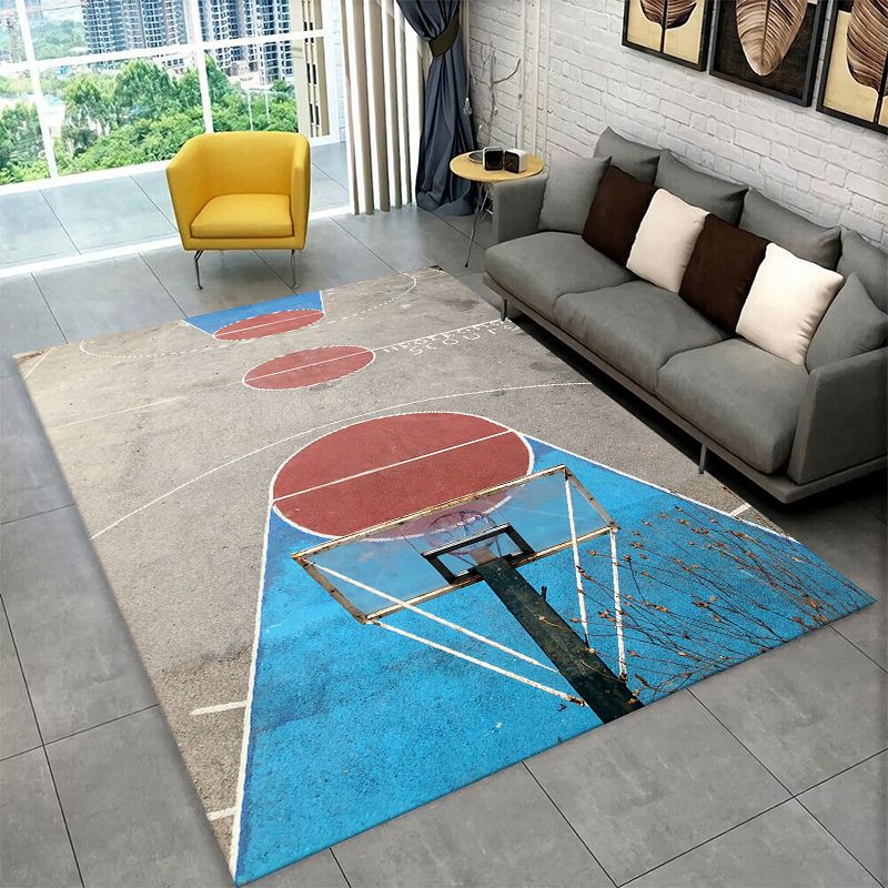 Retro Basketbol Sahası Desenli - Outdoor Sport Area incelemesi ve fiyatı